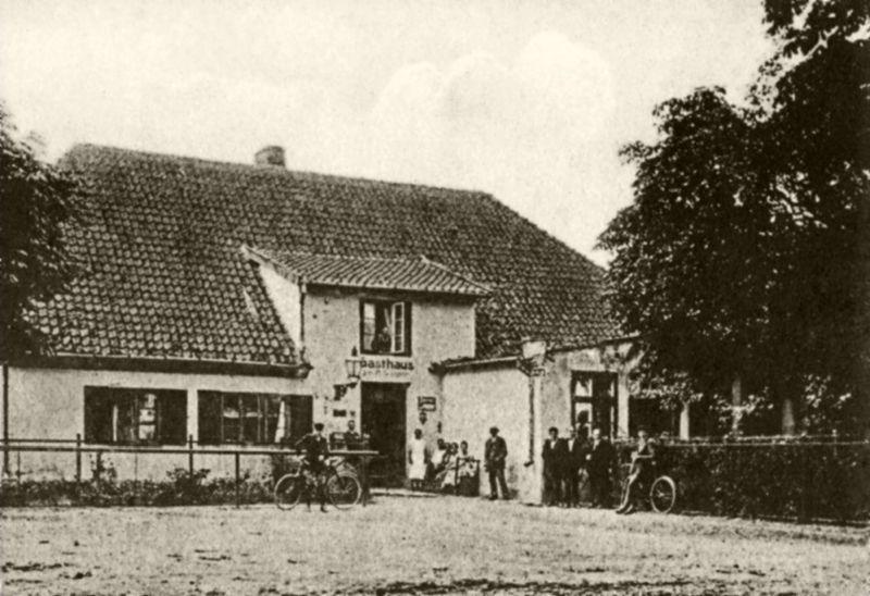 Das Seligenfelder Gasthaus, zu dieser Zeit betrieben durch den Gastwirt Albert Saager (vormals Kunz).