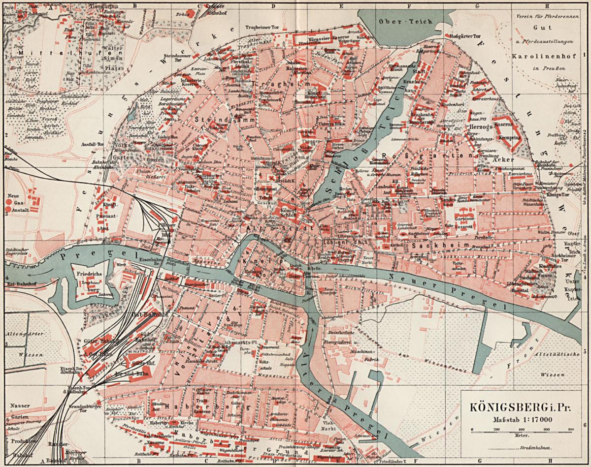 Königsberger Stadtplan, 1905